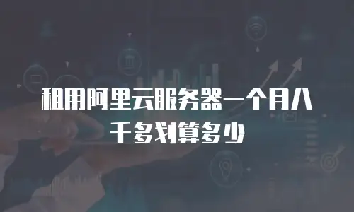 租用阿里云服务器一个月八千多划算多少