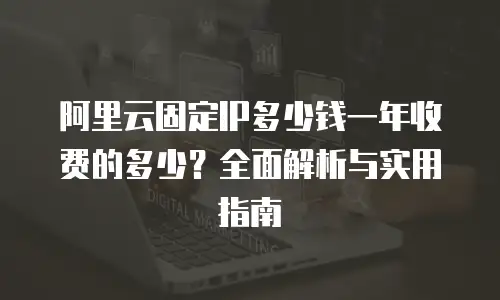 阿里云固定IP多少钱一年收费的多少？全面解析与实用指南