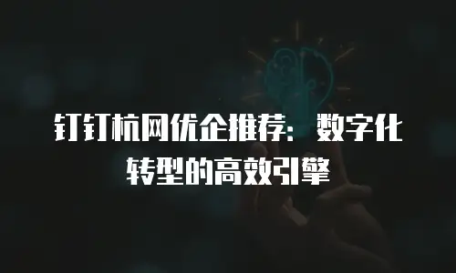 钉钉杭网优企推荐：数字化转型的高效引擎