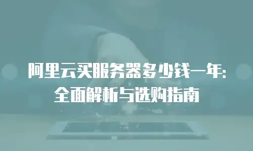 阿里云买服务器多少钱一年：全面解析与选购指南