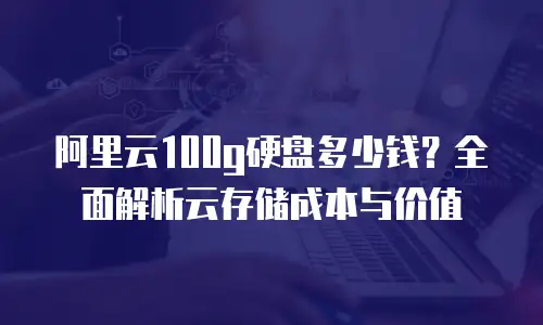 阿里云100g硬盘多少钱？全面解析云存储成本与价值