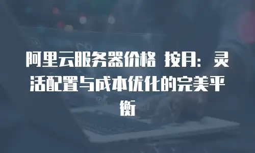 阿里云服务器价格 按月：灵活配置与成本优化的完美平衡