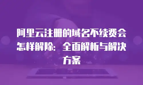 阿里云注册的域名不续费会怎样解除：全面解析与解决方案