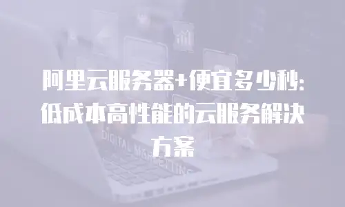 阿里云服务器+便宜多少秒：低成本高性能的云服务解决方案