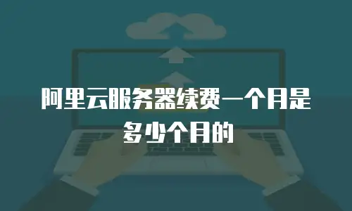 阿里云服务器续费一个月是多少个月的