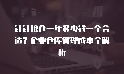 钉钉粮仓一年多少钱一个合适？企业仓库管理成本全解析
