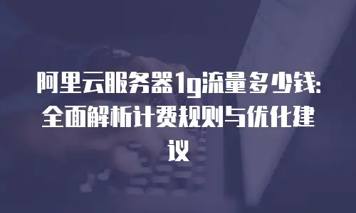 阿里云服务器1g流量多少钱：全面解析计费规则与优化建议