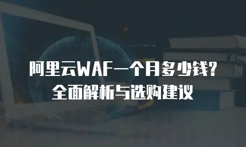 阿里云WAF一个月多少钱？全面解析与选购建议