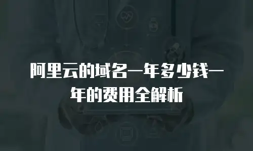 阿里云的域名一年多少钱一年的费用全解析