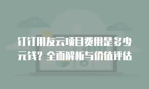 钉钉用友云项目费用是多少元钱？全面解析与价值评估