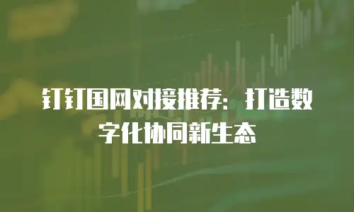 钉钉国网对接推荐：打造数字化协同新生态
