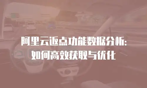 阿里云返点功能数据分析：如何高效获取与优化
