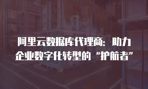 阿里云数据库代理商：助力企业数字化转型的“护航者”