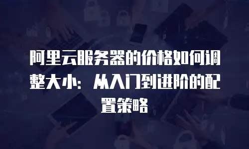 阿里云服务器的价格如何调整大小：从入门到进阶的配置策略