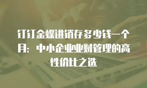钉钉金蝶进销存多少钱一个月：中小企业业财管理的高性价比之选