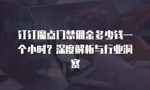 钉钉魔点门禁佣金多少钱一个小时？深度解析与行业洞察