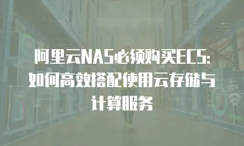 阿里云NAS必须购买ECS：如何高效搭配使用云存储与计算服务