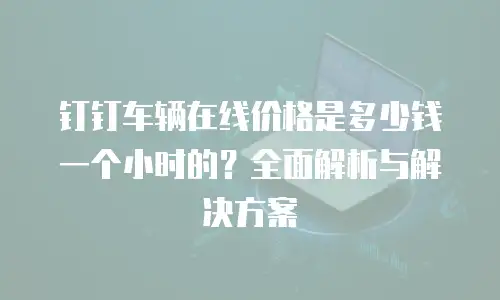 钉钉车辆在线价格是多少钱一个小时的？全面解析与解决方案