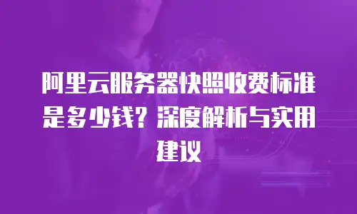 阿里云服务器快照收费标准是多少钱？深度解析与实用建议