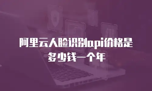 阿里云人脸识别api价格是多少钱一个年
