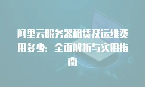 阿里云服务器租赁及运维费用多少：全面解析与实用指南
