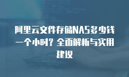 阿里云文件存储NAS多少钱一个小时？全面解析与实用建议
