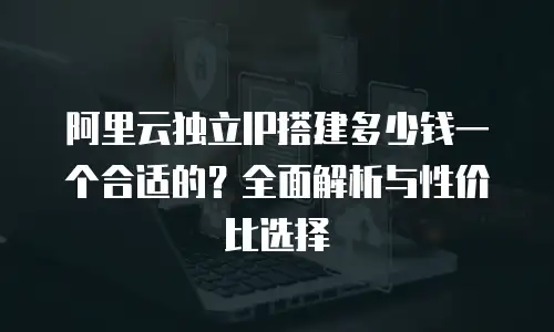 阿里云独立IP搭建多少钱一个合适的？全面解析与性价比选择