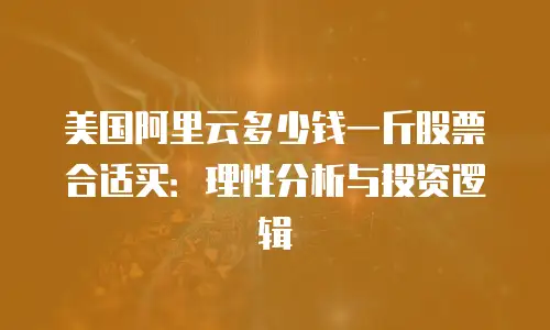 美国阿里云多少钱一斤股票合适买：理性分析与投资逻辑