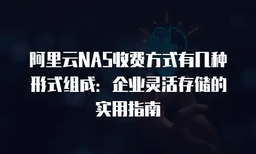 阿里云NAS收费方式有几种形式组成：企业灵活存储的实用指南