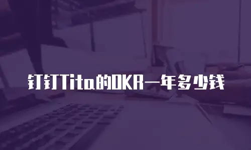 钉钉Tita的OKR一年多少钱
