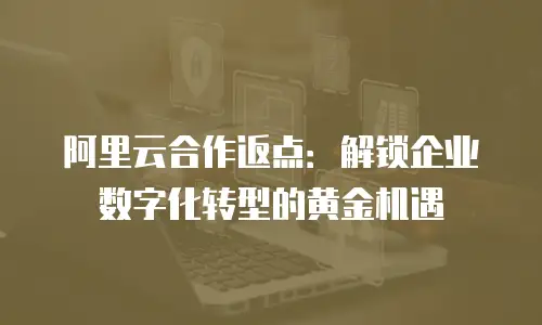 阿里云合作返点：解锁企业数字化转型的黄金机遇