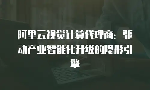 阿里云视觉计算代理商：驱动产业智能化升级的隐形引擎