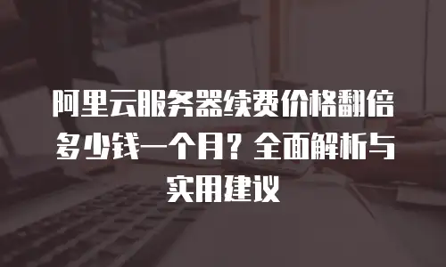 阿里云服务器续费价格翻倍多少钱一个月？全面解析与实用建议