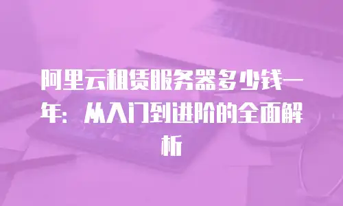 阿里云租赁服务器多少钱一年：从入门到进阶的全面解析
