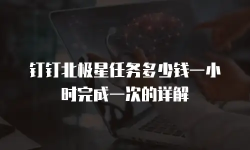 钉钉北极星任务多少钱一小时完成一次的详解