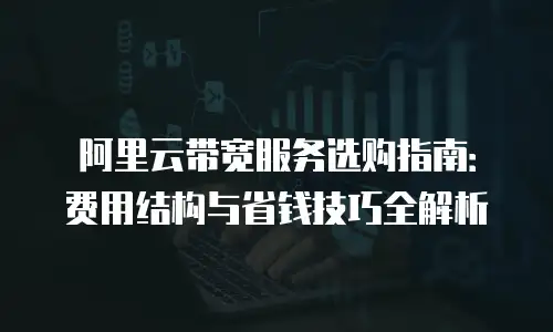 阿里云带宽服务选购指南：费用结构与省钱技巧全解析