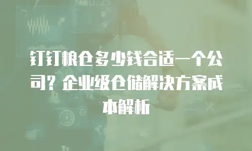 钉钉粮仓多少钱合适一个公司？企业级仓储解决方案成本解析