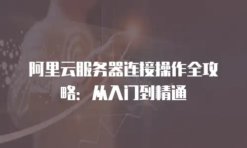 阿里云服务器连接操作全攻略：从入门到精通