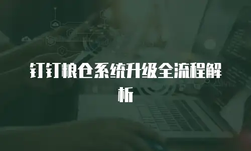 钉钉粮仓系统升级全流程解析