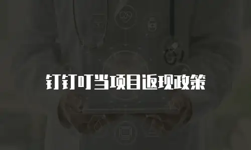 钉钉叮当项目返现政策