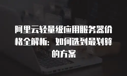 阿里云轻量级应用服务器价格全解析：如何选到最划算的方案