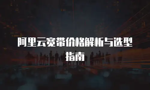 阿里云宽带价格解析与选型指南