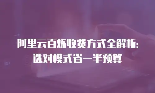 阿里云百炼收费方式全解析：选对模式省一半预算