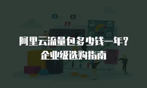 阿里云流量包多少钱一年？企业级选购指南