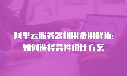 阿里云服务器租用费用解析：如何选择高性价比方案