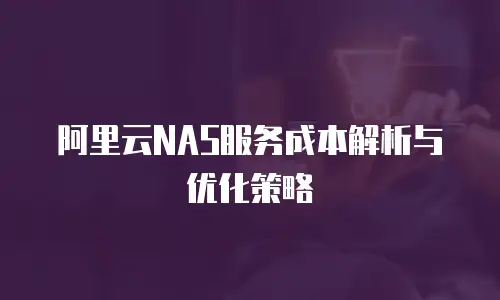 阿里云NAS服务成本解析与优化策略