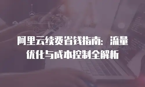 阿里云续费省钱指南：流量优化与成本控制全解析