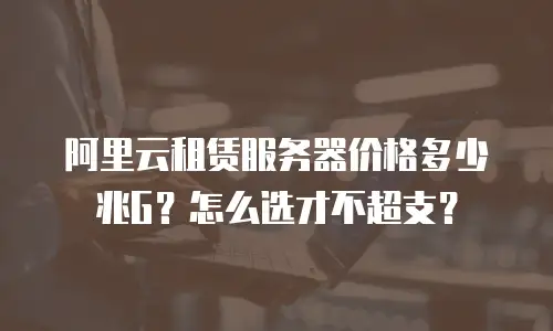 阿里云租赁服务器价格多少兆G？怎么选才不超支？