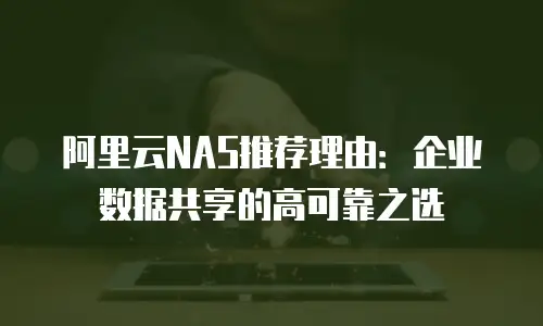 阿里云NAS推荐理由：企业数据共享的高可靠之选