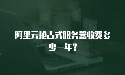 阿里云抢占式服务器收费多少一年？